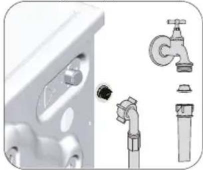 BEKO WUE8746CSN - Čištění vstupního filtru vody - 1
