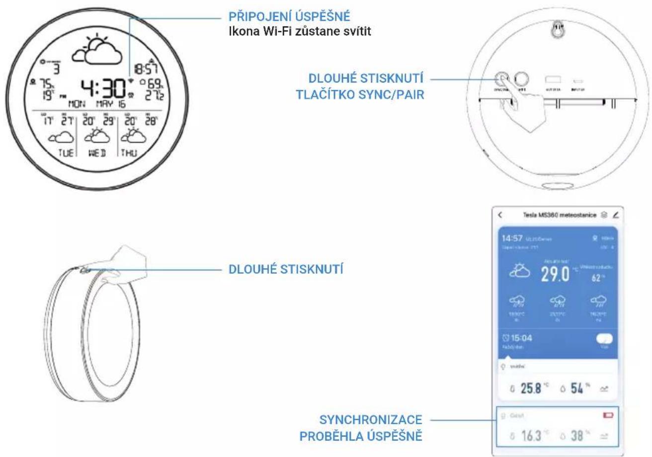 TESLA MS360 - JAK SPÁROVAT ZÁKLADNÍ JEDNOTKU A SENZOR - 1
