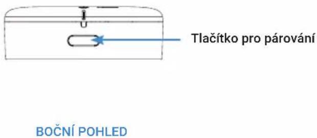 Tlačítko pro párování BOČNÍ POHLED