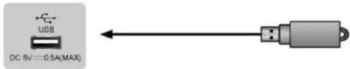 USB DC 5V=0.5A(MAX)