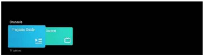 Channels Program Guide Channel TV options