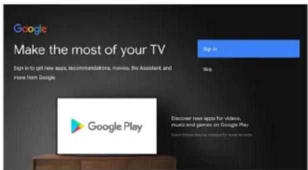Google Make the most of your TV Sign in to get new apps, recommendations, movies, the Assistant, and more from Google. Google Play Discover new apps for videos, music and games on Google Play Subscriptions may be replaced for some services.