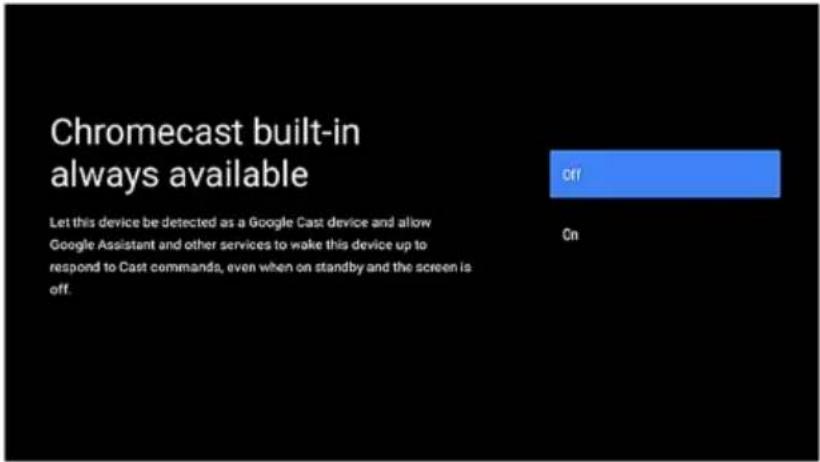 Vivax 32LE20K - Поставување на вградениот Chromecast™ (Setting Chromecast built-in™) - 1