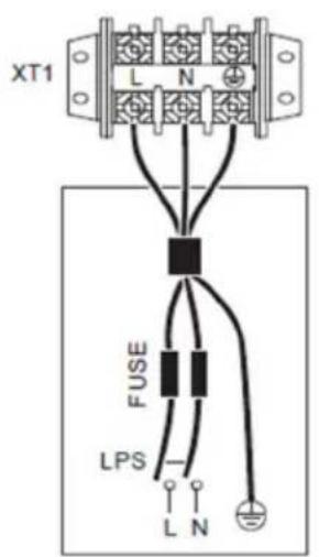XT1 L N FUSE LPS L N