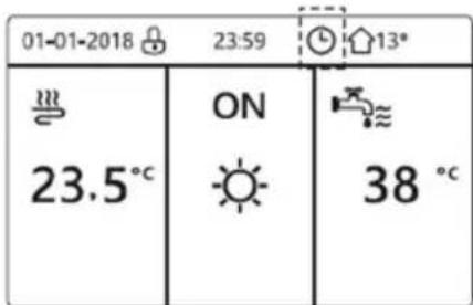 01-01-2018 23:59 13° 23.5°C ON 38 °C