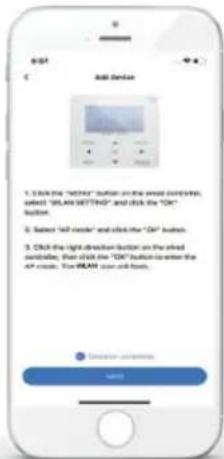 Add Device 1. Click the "NEW" button on the wind controller, select "WAN-SETTING" and click the "OK" button. 2. Select "all user" and click the "OK" button. 3. CHA-File light direction button on the wind controller, then click the "OK" button to enter the AP button. You WAN user will help. Save as needed