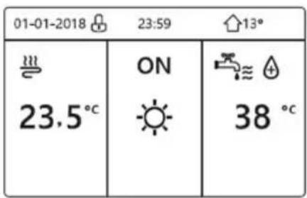 01-01-2018 23:59 13° 23.5°C ON 38 °C