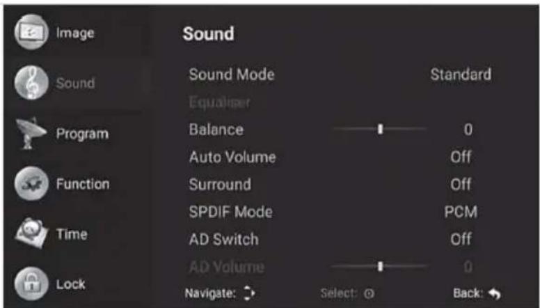 Vivax TV-49S62T2S2SM - Sound (Звук) - 1