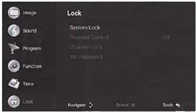 Vivax TV-49S62T2S2SM - Sistemi i kyçjes (System lock): - 1
