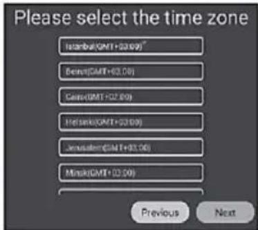 Please select the time zone Istanbul(GMT +03.00) Berlin(GMT +03.00) Cairo(GMT +02.00) Helsinki(GMT +03.00) Jerusalem(GMT +03.00) Minsk(GMT +03.00) Previous Next