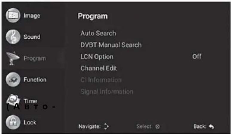Vivax TV-49S62T2S2SM - Program Setup (Дотерување на ТВ програми) - 1