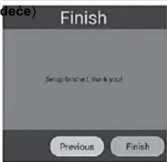 dece) Finish Setup finished, thank you! Previous Finish