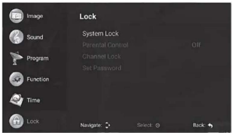 Vivax TV-49S62T2S2SM - System lock (Заклучу- вање на систем): - 1