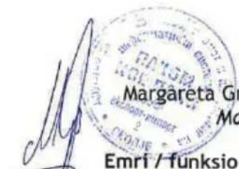 Margareta Gr Emri / funksio