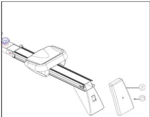 HMS Premium ZM1801 - Rear stabilizer cover - 1