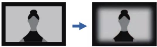 EPSON EH-LS800B - Blurring the Edges of the Image (Flexible Picture) - 1