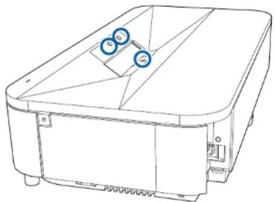 EPSON EH-LS800B - Cleaning the Obstacle Sensor and Motion Sensor - 1