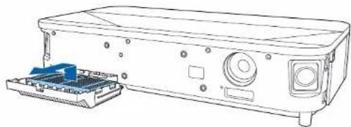 EPSON EH-LS800B - Cleaning the Air Filter - 3
