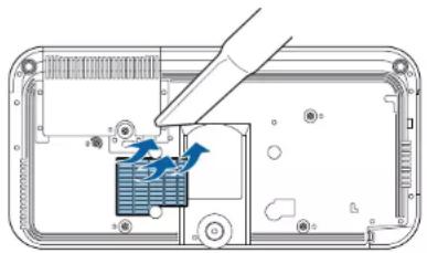 EPSON EH-LS800B - Cleaning the Air Intake Vents - 1