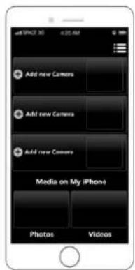Add new Camera Add new Camera Add new Camera Media on My iPhone Photos Videos