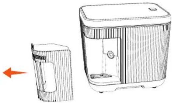 Nutrichef NCVK9112BGR - Replace the Filter - 1