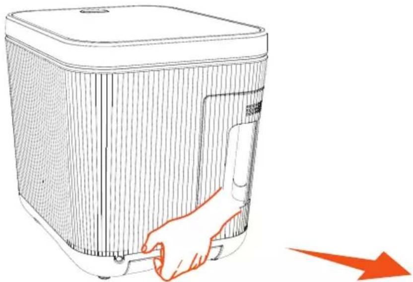 Nutrichef NCVK9112BGR - Remove the Water Tray - 1