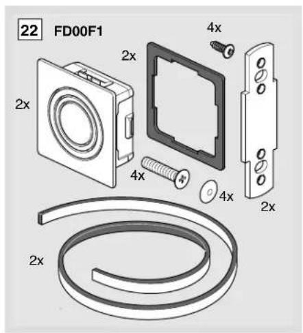 22 FD00F1 2x 4x 2x 4x 4x 2x 2x