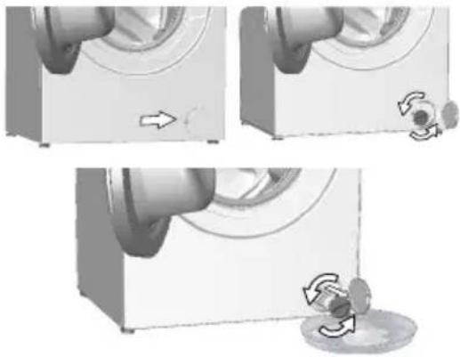 BEKO WUE6511SS - Nemá-li produkt nouzovou hadici pro vypouštění vody: - 1