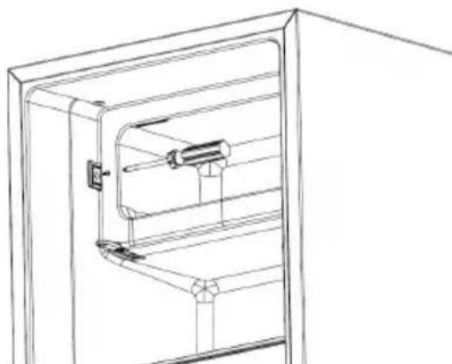 Mora CB 984 W - Výměna dvířek oddílu COOLER BOX - 3