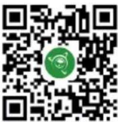 QR code with a green circular logo in the center, likely linking to a digital resource or website.