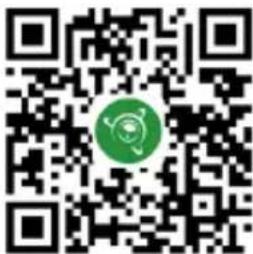 QR code with a green circular logo in the center, likely linking to a digital service or website.