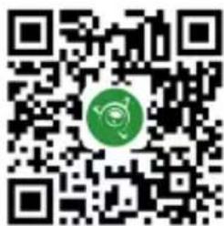 QR code with a green circular logo in the center, likely linking to a digital resource or website.