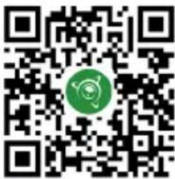 QR code with a green circular logo in the center, likely linking to a digital resource or website.