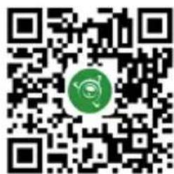 QR code with a green circular logo in the center, likely linking to a digital resource or website.