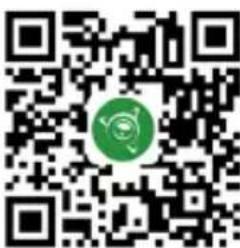 QR code with a green circular logo in the center, likely linking to a digital resource or website.