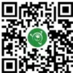 QR code with a green circular logo in the center, likely linking to a digital resource or website.
