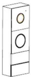 Simple line drawing of a three-tiered vertical cabinet with circular cutouts (no text or symbols)