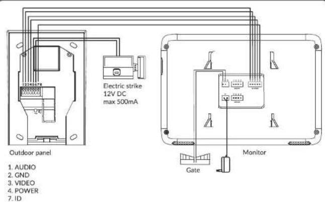 VIBELL OR-VID-VP-1069 - WIRING SCHEME - 1
