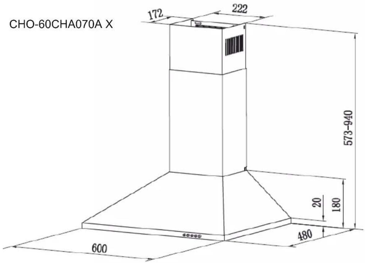 CHO-60CHA070A X 172 222 573-940 20 180 480 600