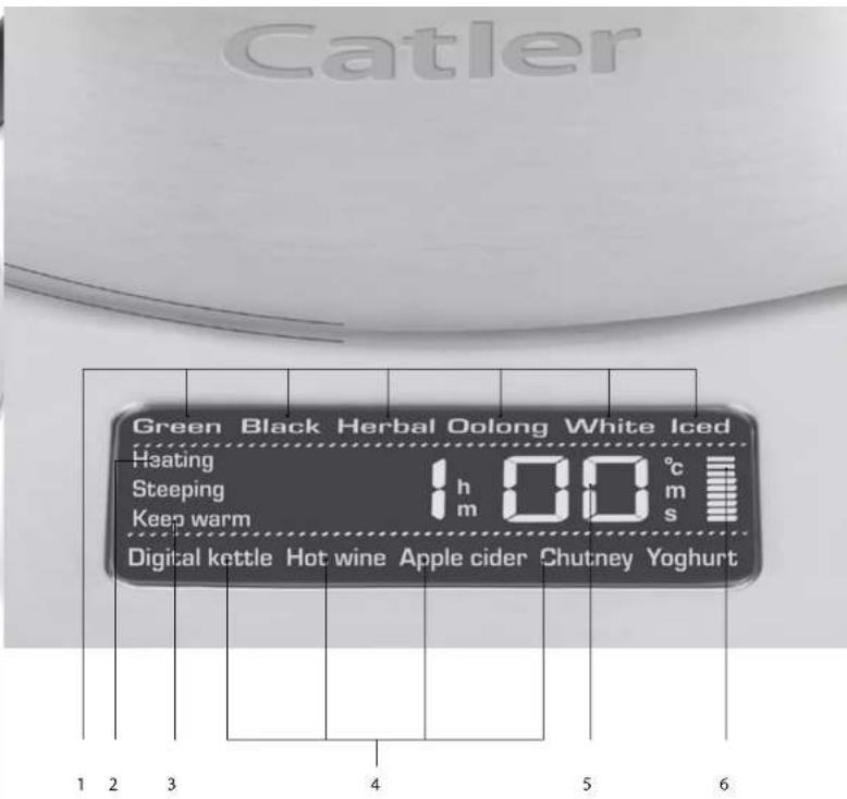 Catler SP 8010 - Ovládací tlačítka - 1