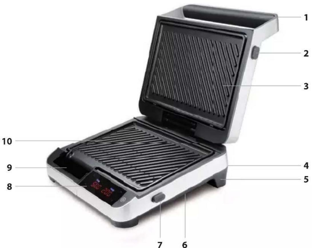 Catler GR 7020 - POPIS GRILU - 1