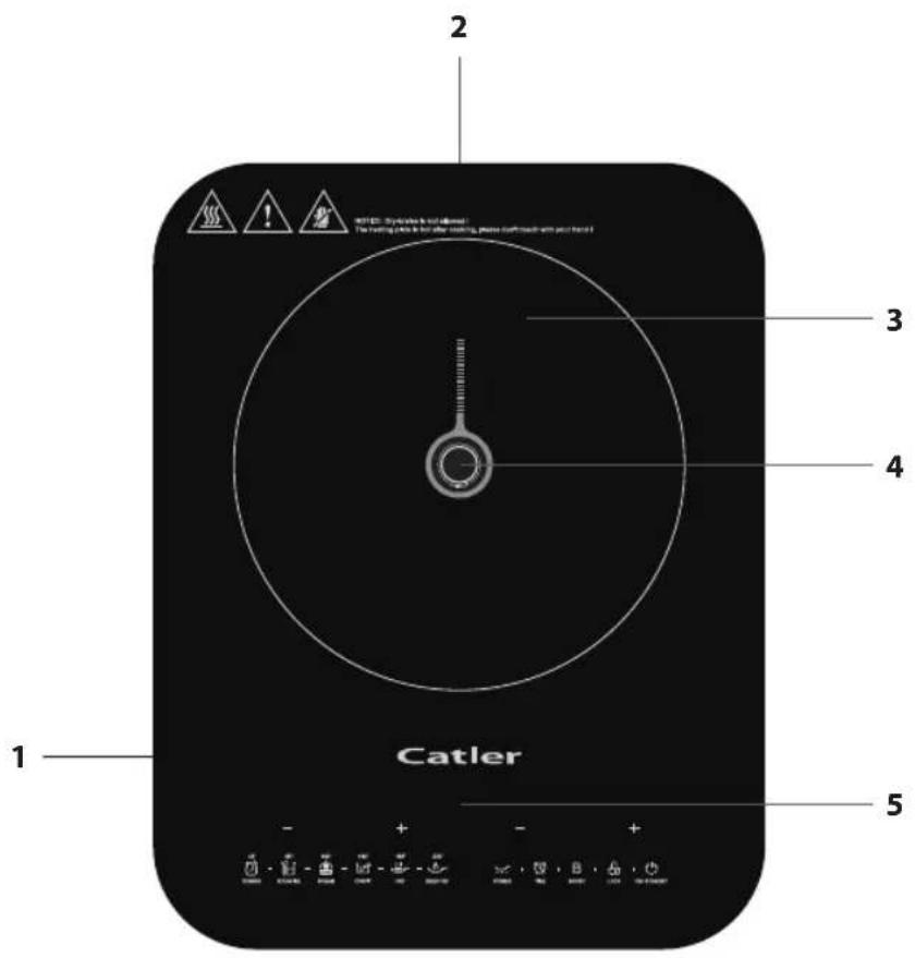 Catler IH 4010 - SEZNAMTE SE SE SVOU INDUČKNÍ PLOTÝNKOU IH 4010 - 1