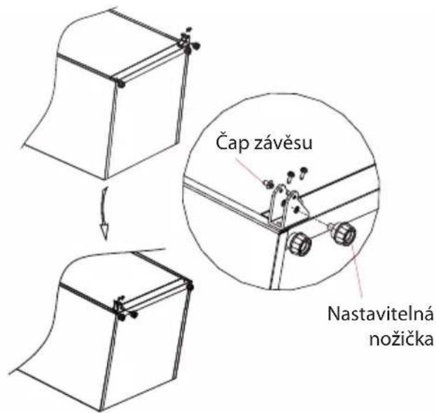 Čap závěsu Nastavitelná nožička