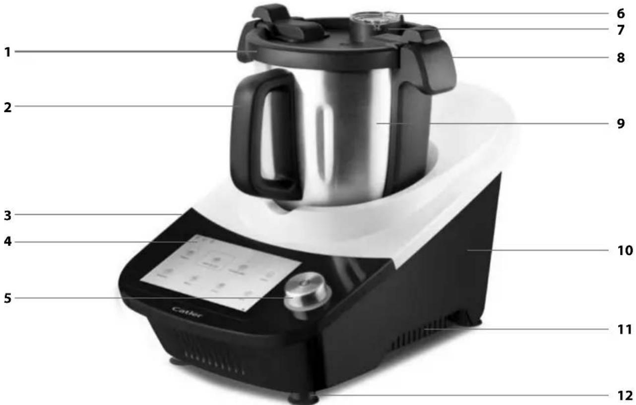 Catler TC 9010 - POPIS SPOTŘEBIČE A JEHO PŘÍSLUŠENSTVÍ - 1