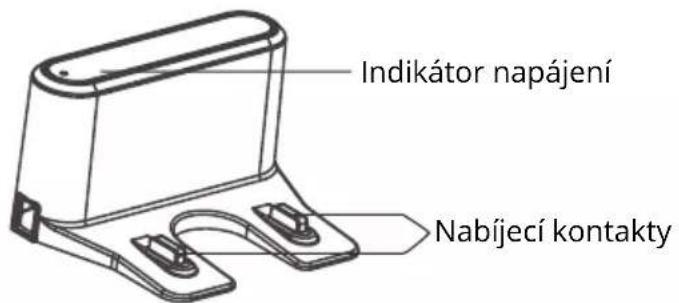 Indikátor napájení Nabíjecí kontakty
