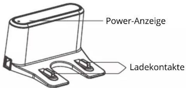 Power-Anzeige Ladekontakte