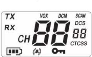 TX RX CH VOX DCM SCAN DCS 88 CTCSS (4)