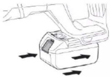 BLAUPUNKT CR7010 - Installing the battery pack - 1
