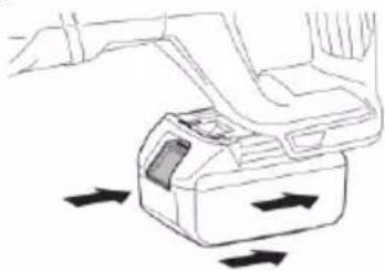 BLAUPUNKT CR7010 - Vkládání akumulátoru. - 1