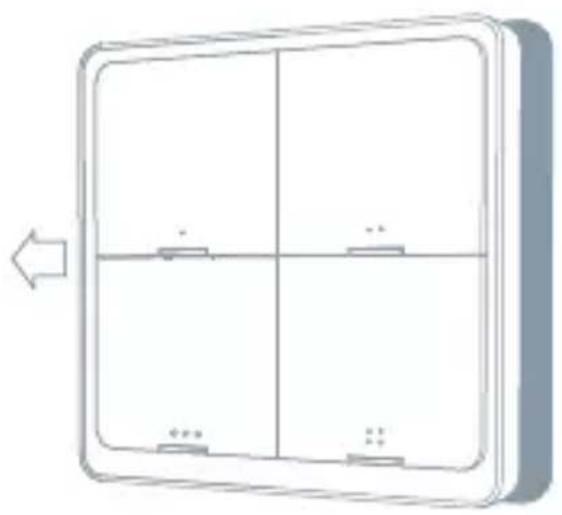 TESLA Smart Switch Quatro Battery - Einlegen/Austausch der Batterien - 1